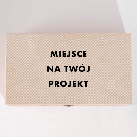 Personalizowany ZESTAW NARZDZI OGRODOWYCH w drewnianej skrzynce