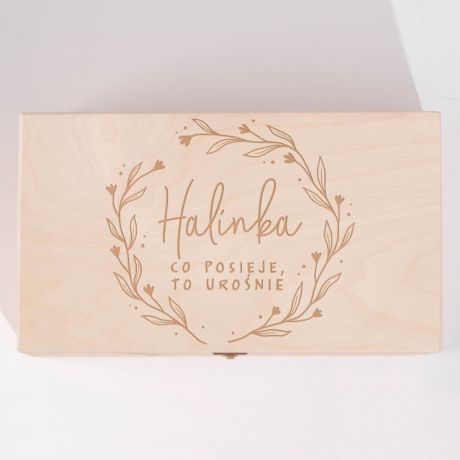 Zestaw narz�dzi ogrodowych w skrzynce CO POSIEJE TO URO�NIE