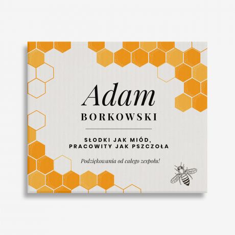 Zestaw prezentowy dla pracownika na podzi�kowanie PRACOWITY JAK PSZCZO�A prezent na podzi�kowanie