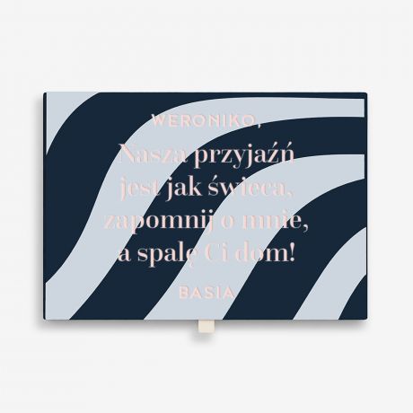 Zestaw prezentowy dla przyjaci�ki SPAL� CI DOM �wieczka i zapa�ki