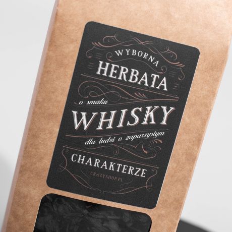 Herbata Whisky i kubek personalizowany DLA WIADKA na podzikowanie