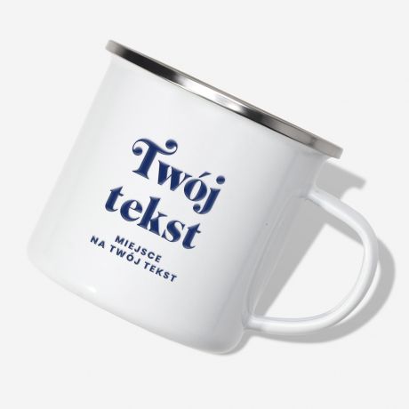Personalizowany zestaw prezentowy TW�J TEKST kubek i termos