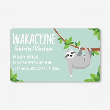 Zestaw cukierkw mitowych z etykiet do personalizacji - dla nauczyciela prezent na dzie nauczyciela