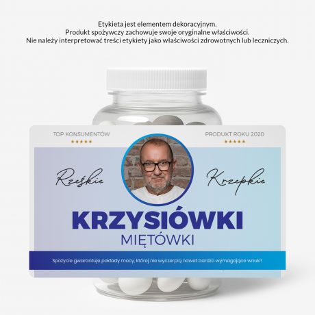 Zestaw prezentowy: mitwki + etykieta do naklejenia IMIENIWKI UPOMINEK NA DZIE DZIADKA upominek dla dziadka