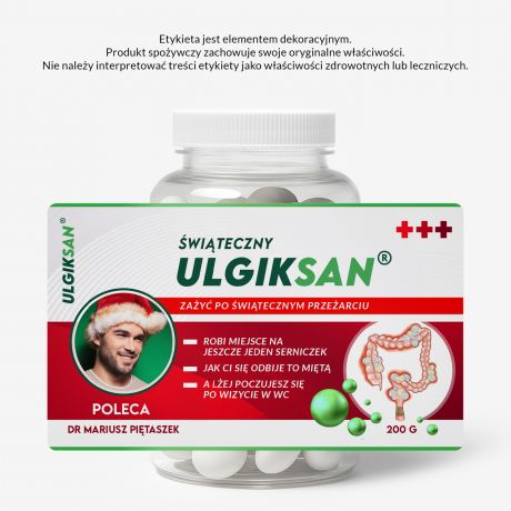 Zestaw prezentowy: mitwki + etykieta do naklejenia MIKOAJKI  mieszny upominek na Mikoajki prezent na mikoajki