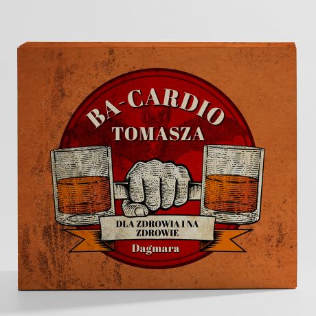 Zestaw rum i szklanki BA-CARDIO prezent dla siacza