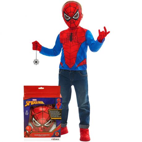 Zestaw SPIDERMAN dla ch�opca kostium spiderman przebranie superbohatera  str�j spiderman str�j superbohatera