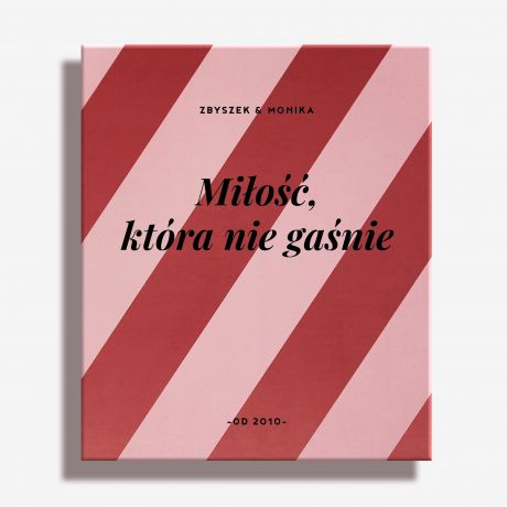 Personalizowany zestaw wieczek PREZENT NA ROCZNIC DLA PARY