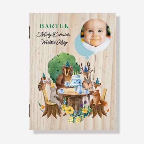 Zestaw sztu�c�w dla dziecka PREZENT NA URODZINY ze zdj�ciem sztu�ce na prezent prezent urodzinowy dla dziecka