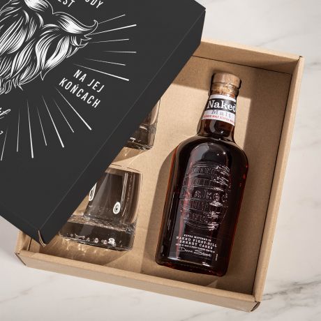 Zestaw whisky ze szklankami PREZENT DLA BRODACZA