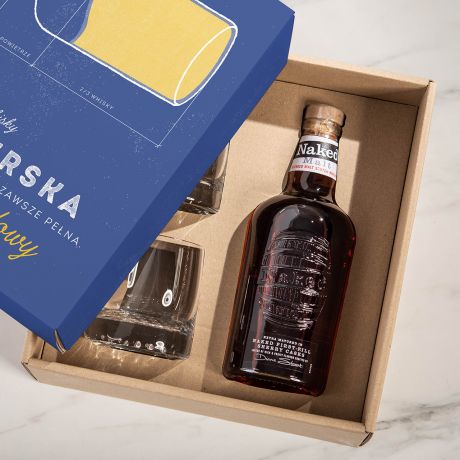 Zestaw whisky ze szklankami INYNIERSKA prezent dla inyniera