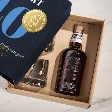 Zestaw z whisky na 40 PARAGRAF prezent na urodziny dla prawnika