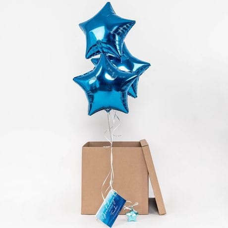 Balony w pudeku + kartka GRATULACJE Z OKAZJI NARODZIN DZIECKA