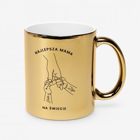 Z�oty kubek na Dzie� Matki EKIPA MAMY kubek dla mamy prezent dla mamy upominek dla mamy dzie� mamy