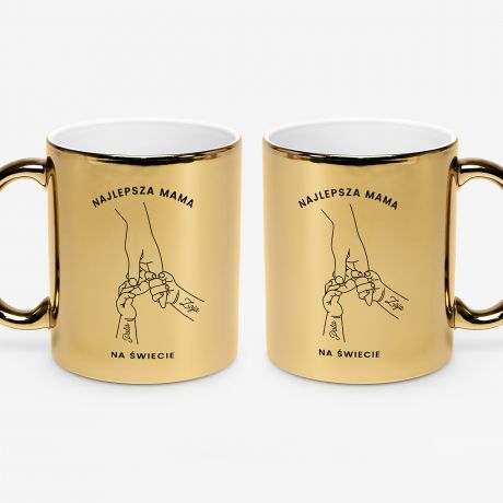 Z�oty kubek na Dzie� Matki EKIPA MAMY kubek dla mamy prezent dla mamy upominek dla mamy dzie� mamy