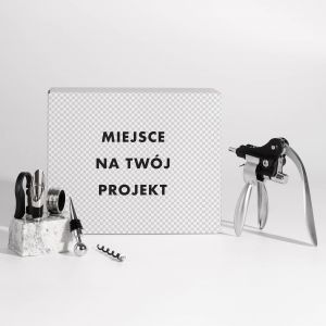 Akcesoria do wina MIEJSCE NA TWJ PROJEKT prezent dla mionika wina personalizowany prezent