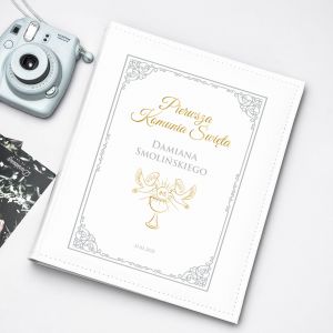 Personalizowany album na zdjcia KOMUNIJNE album komunijny pamitka komunii witej