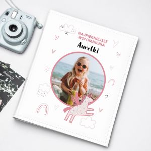 Album na zdjcia PREZENT Z JEDNOROCEM dla dziewczynki
