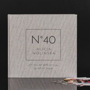 Elegancki album NA 40 URODZINY personalizowany