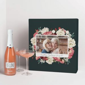 Bellini z kieliszkami PREZENT DLA KOLEANKI odchodzcej z pracy