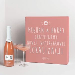 Bellini z kieliszkami PREZENT NA PARAPETWK