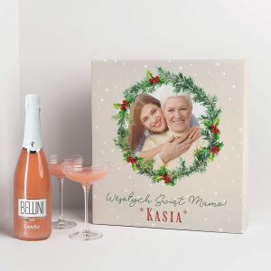 Bellini z kieliszkami PREZENT NA WITA DLA MAMY
