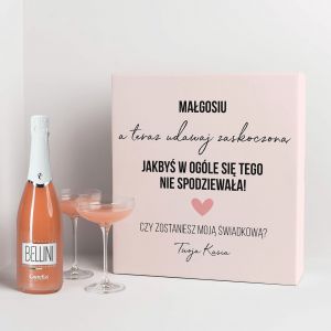 Bellini z kieliszkami PROBA DO WIADKOWEJ