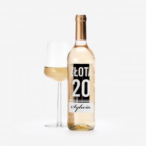 Białe wino na prezent ZŁOTA 20
