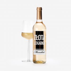 Biae wino personalizowane PREZENT DLA LEKARKI