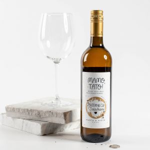 Biae wino ZOSTANIECIE DZIADKAMI pomys na poinformowanie o ciy