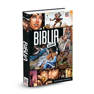 Biblia komiksowa PREZENT DLA NASTOLATKA biblia komiksowa ksi��ka religijna dla m�odzie�y komiks biblijny
