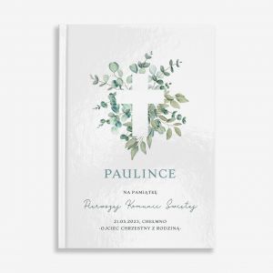 Biblia personalizowana NA KOMUNI personalizowana biblia na komuni dla dziewczynki