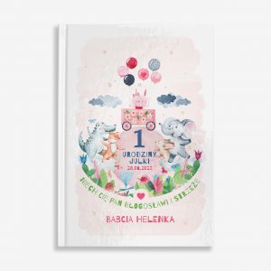 Biblia personalizowana PREZENT NA ROCZEK DLA DZIEWCZYNKI od dziadkw