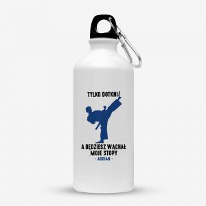 Bidon ze �miesznym nadrukiem DLA TRENUJ�CEGO TAEKWONDO