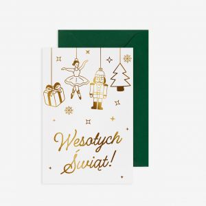 Bilecik witeczny ze zoceniem dodatek do prezentu bilecik do prezentu bilecik prezentowy