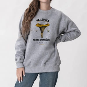 Bluza z nadrukiem damska PREZENT DLA GRZYBIARZA