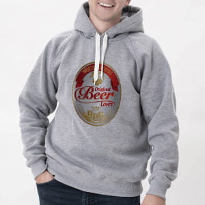 Mska bluza z nadrukiem PREZENT DLA PIWOSZA NA URODZINY - XXL