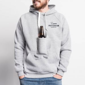 Bluza z miejscem na piwo CZASEM PRZESADZAM mieszny prezent dla mczyzny - XL