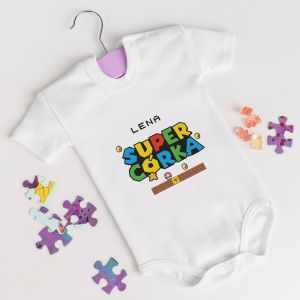 Body dla dziecka SUPERCRKA prezent dla dziewczynki body dla dziewczynki