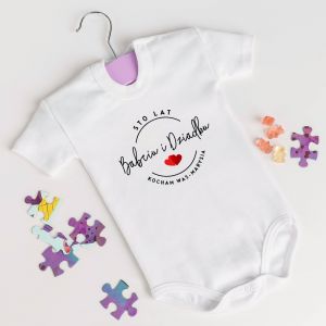 Personalizowane body na Dzie Babci i Dziadka KOCHAM WAS prezent na pierwszy Dzie Babci i Dziadka