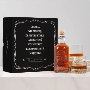 Box z whisky JESTE STARY prezent dla brata na urodziny prezent na urodziny dla brata box prezentowy dla niego