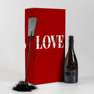 Box na Walentynki DRUNK IN LOVE Prosecco i pejcz