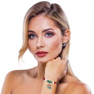 �wi�teczna bransoletka MI� drobny upominek na miko�ajki prezent pod choink� drobny prezent �wi�teczny