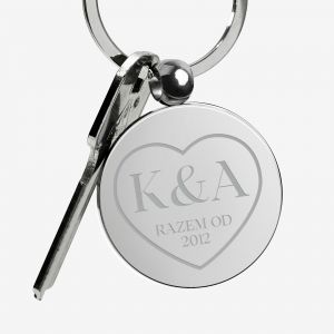 Brelok do kluczy personalizowany PREZENT NA ROCZNIC ZWIZKU