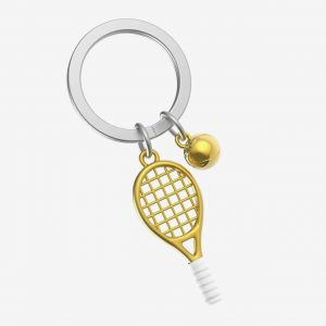 Brelok RAKIETA prezent dla tenisisty brelok na prezent brelok do kluczy prezent dla sportowca