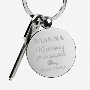 Brelok z napisem GADET DLA PRACOWNIKA