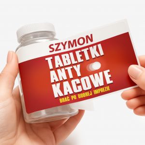Zestaw cukierk�w mi�towych z etykiet� do personalizacji PREZENT DLA KOLEGI cukierki mi�towe mi�towe cukierki