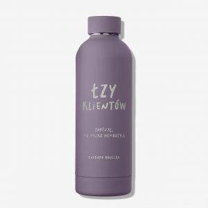 Butelka termiczna z grawerem �ZY KLIENT�W prezent do pracy