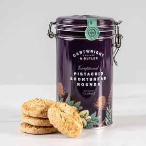Ciasteczka pistacjowe Cartwright & Butler w ozdobnej puszce