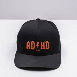 Czapka z daszkiem czarna AD/HD prezent dla brata